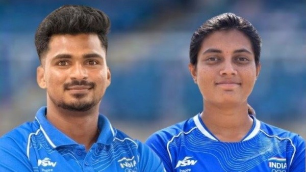 Asian Games 2026 India Wins Gold in Compound Mixed Archery Chikitha and Sahil Jadhav Defeat South Korea in Thrilling Shoot-Off Asian Games 2026 India Wins Gold in Compound Mixed Archery Chikitha and Sahil Jadhav Defeat South Korea in Thrilling Shoot-Off