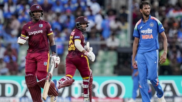 IND vs WI 1st ODI Kuldeep Yadav took 4 Wickets West Indies Set 296 Target for India