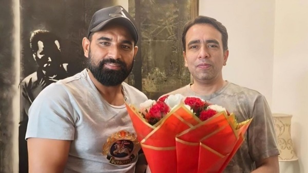 Mohammed Shami Meets Union Minister Jayant Chaudhary Sparks UP Election Entry Rumors Mohammed Shami Meets Union Minister Jayant Chaudhary Sparks UP Election Entry Rumors