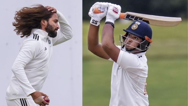 Rajat Patidar Takes Sensational Catch to End Vaibhav Suryavanshi Batting in Duleep Trophy Rajat Patidar Takes Sensational Catch to End Vaibhav Suryavanshi Batting in Duleep Trophy