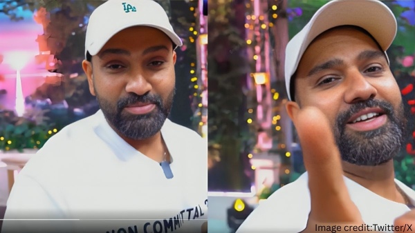 Rohit Sharma s Non-Committal T-Shirt Sparks Buzz Is Hitman Troll Ajit Agarkar