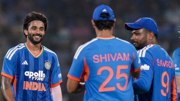 Not Sanju Samson Nitish Kumar Reddy Won the Player of the Match in IND vs AFG 2nd T20I Victory