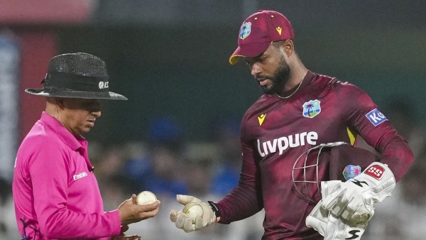 Shai Hope Playfully Reacts To Winning Multiple Match Awards After Defeating India In 4th T20I Shai Hope Playfully Reacts To Winning Multiple Match Awards After Defeating India In 4th T20I