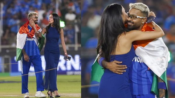 ట్రోఫీ కంటే గర్ల్‌ఫ్రెండ్ ముద్దుకే క్రేజ్! (వీడియో)