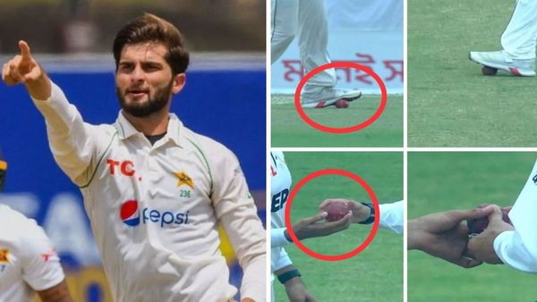 Shaheen Afridi: బాల్ టాంపరింగ్ చేస్తూ కెమెరాకు చిక్కిన పాక్ పేసర్! (వీడియో)