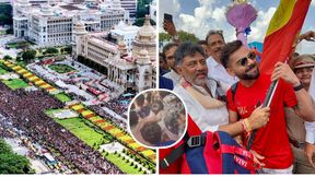 RCB విక్టరీ పరేడ్లో అపశృతి.. ఏడుగురు మృతి? 25 మందికి గాయాలు RCB విక్టరీ పరేడ్లో అపశృతి.. ఏడుగురు మృతి? 25 మందికి గాయాలు