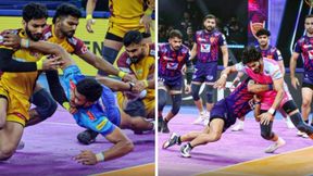PKL 2025: దుమ్మురేపిన తెలుగు టైటాన్స్.. గట్టెక్కిన ఢిల్లీ! PKL 2025: దుమ్మురేపిన తెలుగు టైటాన్స్.. గట్టెక్కిన ఢిల్లీ!
