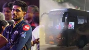 గుజరాత్ జట్టుకు తృటిలో తప్పిన ప్రమాదం! గుజరాత్ జట్టుకు తృటిలో తప్పిన ప్రమాదం!
