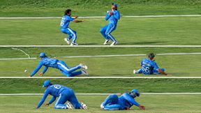IND vs PAK: పాక్ మార్క్ ఫీల్డింగ్.. ఢీకొని క్యాచ్ వదిలేసిన భారత ఆటగాళ్లు! IND vs PAK: పాక్ మార్క్ ఫీల్డింగ్.. ఢీకొని క్యాచ్ వదిలేసిన భారత ఆటగాళ్లు!