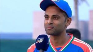 అందుకే శివమ్ దూబేను ముందుగా బ్యాటింగ్ పంపించాం: సూర్యకుమార్ యాదవ్