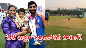 తండ్రికి తగ్గ తనయుడు: బుమ్రా కొడుకు బౌలింగ్ చూశారా? (వీడియో)