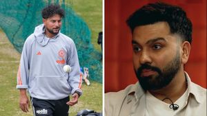 కుల్దీప్.. అన్నీ మూస్కోని బౌలింగ్ చేయ్: రోహిత్ శర్మ!(వీడియో)