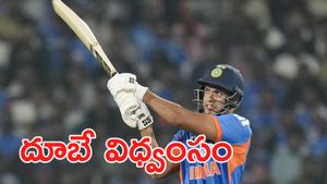 శివం దూబే '100 మీటర్ల' బాహుబలి సిక్సర్ (వీడియో) 