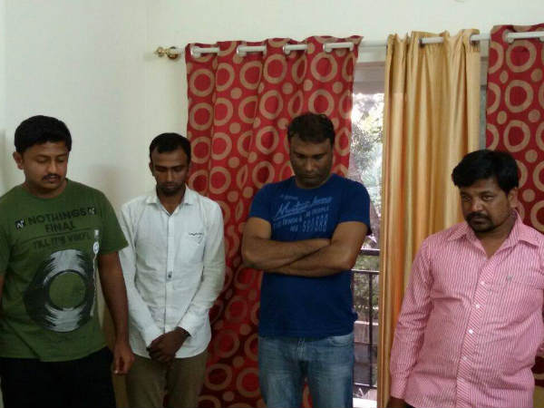 four bookies arrested in rt nagar bangalore