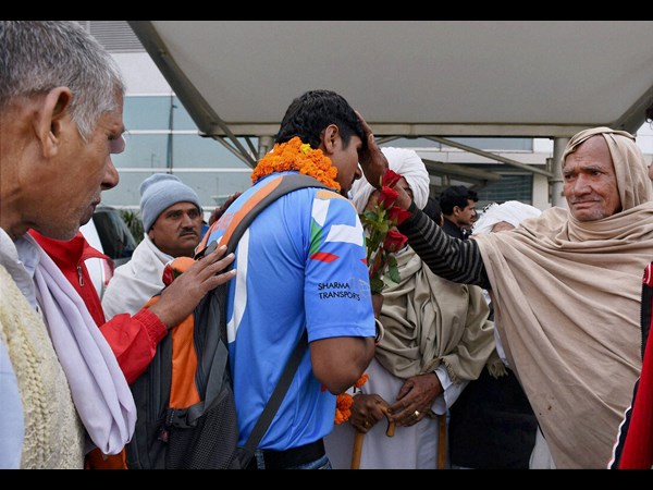  ఢిల్లీ చేరుకున్న ఇండియా టీమ్