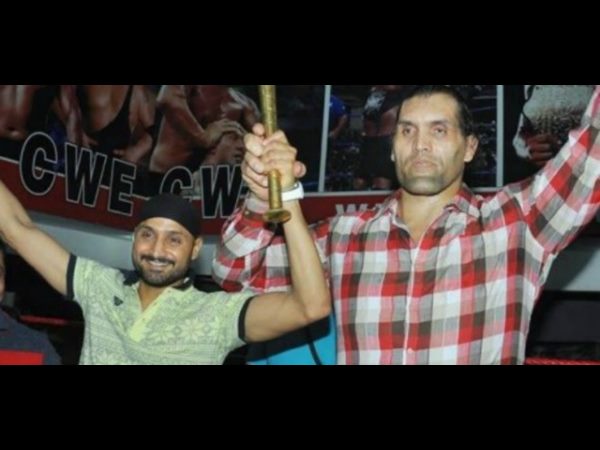  Harbhajan Singh was up against a wrestler