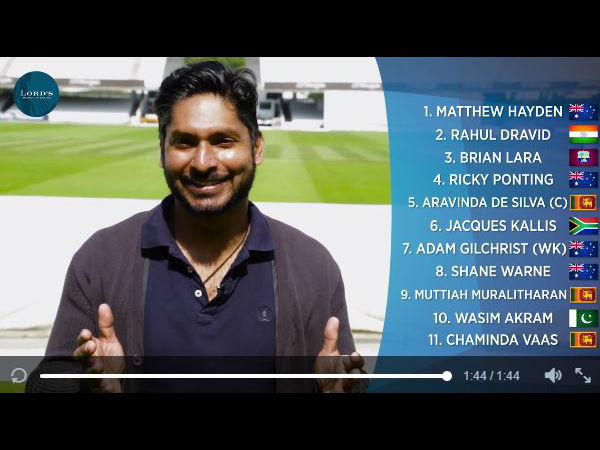 No place for Sachin Tendulkar in Kumar Sangakkara's all-time XI; 1 Indian included 