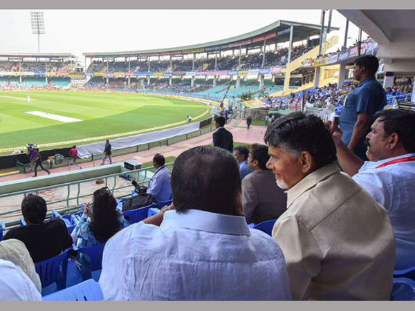 Chandrababu Naidu inaugurated second test between England and India