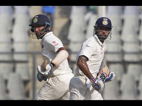 విజయ్, పుజారాల అరుదైన ఘనత