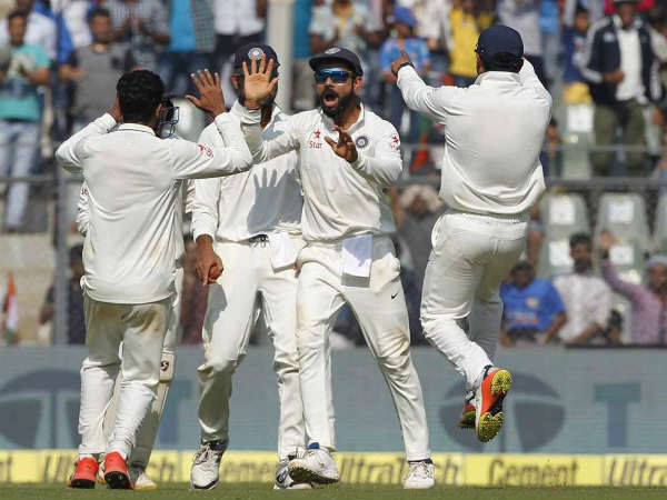 వరుసగా ఐదు టెస్టు సిరీస్‌లను గెలిచిన టీమిండియా