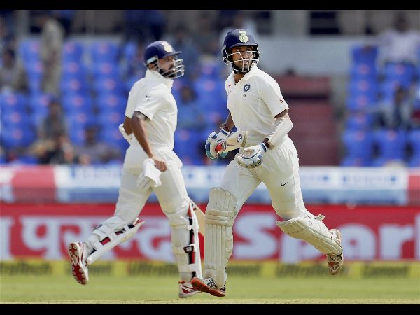 మరో 61 పరుగుల దూరంలో నిలిచిన పుజారా-విజయ్ జోడీ