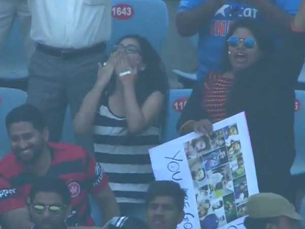 Virat kohli got flying kiss in india-bangladesh match at hyderabad