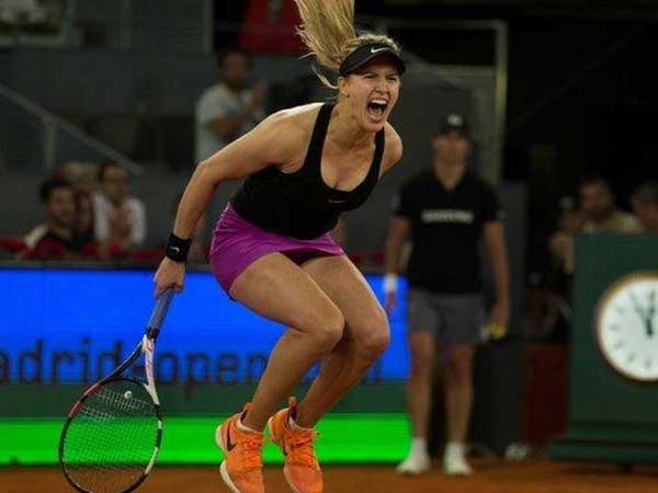 Eugenie Bouchard beats Maria Sharapova at Madrid Open after calling her a cheat