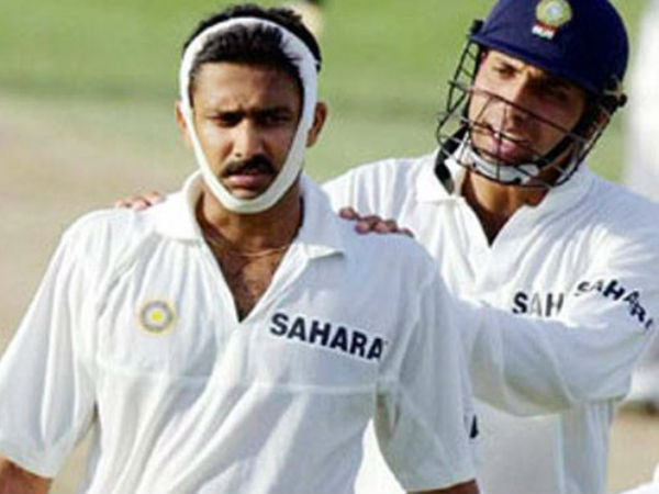 కుంబ్లే ఆటగాడిగా ఎలాంటి వాడో చెప్ప‌డానికి ఈ ఫొటోనే నిద‌ర్శ‌నం