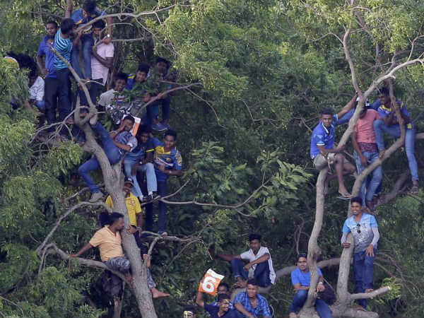 Sri Lanka cricket fans hold up team bus after horror ODI defeat vs India