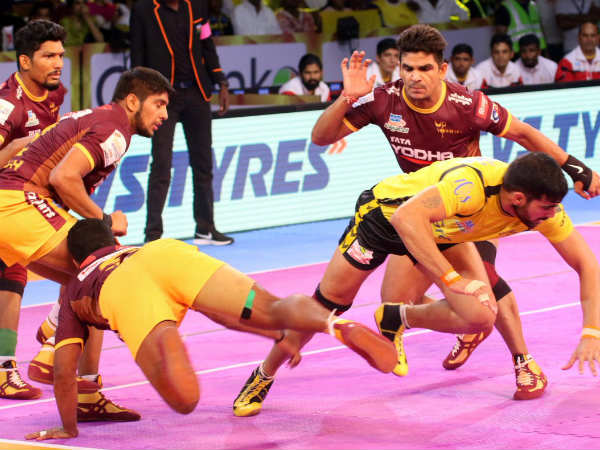 Pro Kabaddi: UP Yoddha Thrash Telugu Titans 31-18