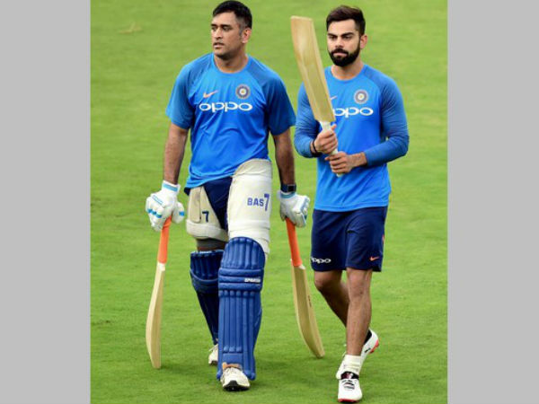 ధోనీ, కోహ్లీ నెట్స్‌లో బ్యాటింగ్ ప్రాక్టీస్