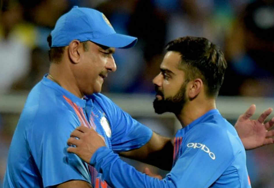 Virat Kohli and Ravi Shastri