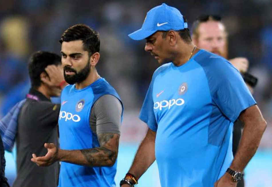 Virat Kohli and Ravi Shastri