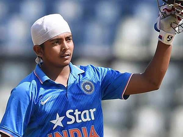  కెప్టెన్‌గా పృధ్వీ షా