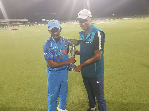  ద్రవిడ్ మార్గదర్శకత్వంలోనే కప్ గెలిచాం