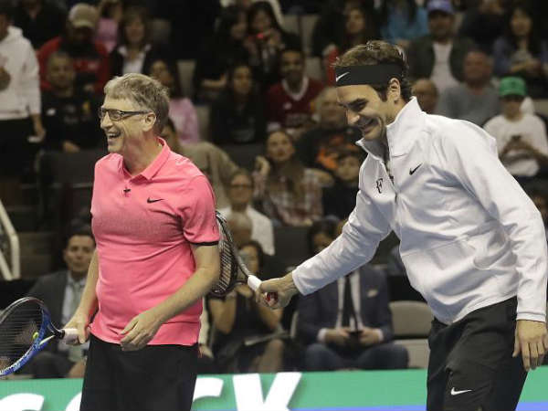  ఫెదరర్‌కు పెద్ద అభిమానిని: బిల్ గేట్స్