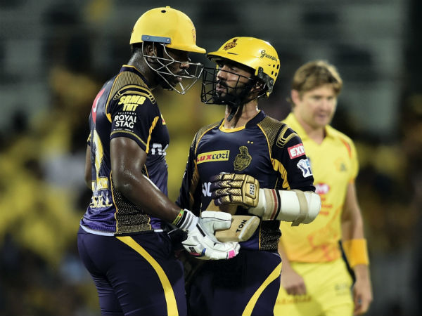 14వ ఓవర్లో తొలి సిక్సర్‌ బాదిన రసెల్