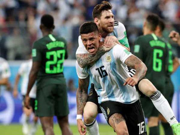 2-1తేడాతో అర్జెంటీనా విజయం