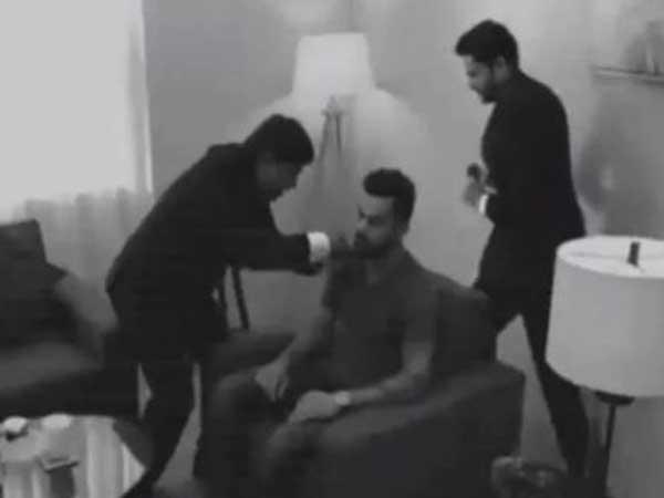 కోహ్లీ గడ్డానికి సంబంధించి ఓ వ్యక్తి కొలతలు