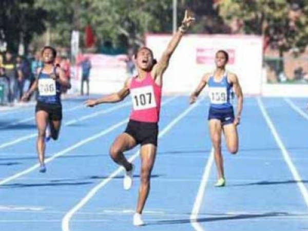  చివరి 150 మీటర్లలో వాయు వేగంతో 