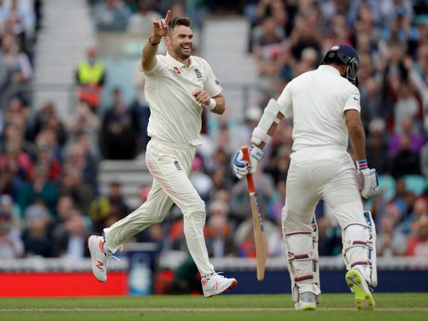  రహానేను డకౌట్ చేసిన ఆండర్సన్