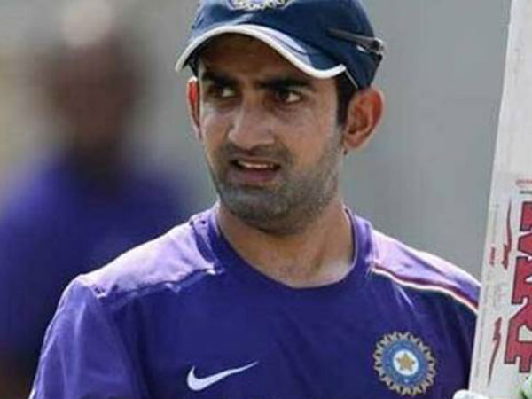 ఒకే ఒక్క పరుగు చేసిన గంభీర్