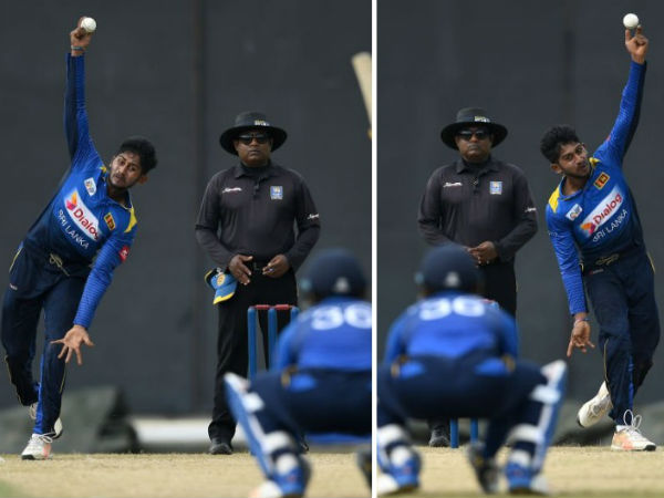 లెఫ్టార్మ్‌ స్పిన్‌ వేసిన కామిందు మెండి