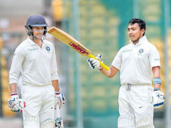 మయాంక్, పృథ్వీ ఆటతీరుతో భవిష్యత్ జట్టు మయాంక్, పృథ్వీ ఆటతీరుతో భవిష్యత్ జట్టు