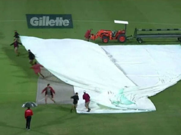 రెండో టీ20లో వరుణుడు అంతరాయం