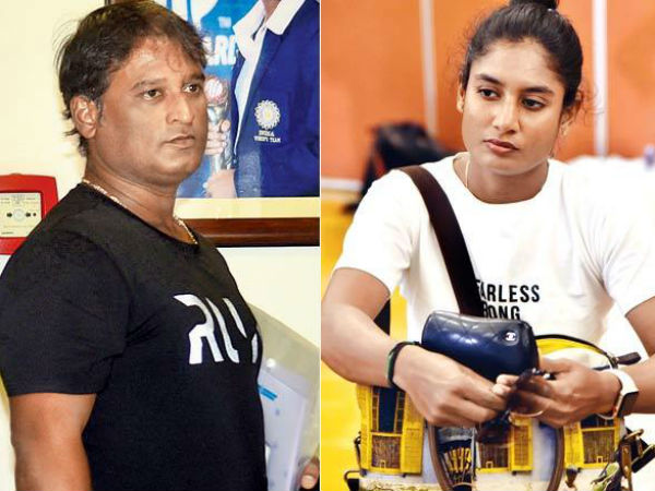 మిథాలీతో తనకు సరైన సంబంధాలు లేవు