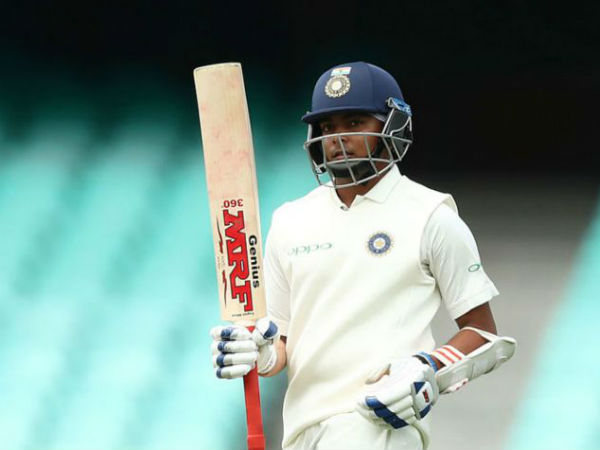  అరంగేట్రం చేసిన తొలి మ్యాచ్‌లోనే పృథ్వీ షా సెంచరీ