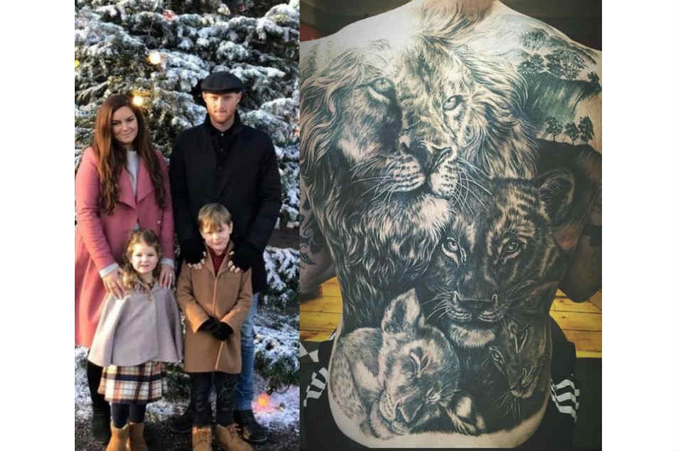Family Pride Ben Stokes shows off huge Lion tattoo that took 28 HOURS of pain to finish Family Pride Ben Stokes shows off huge Lion tattoo that took 28 HOURS of pain to finish