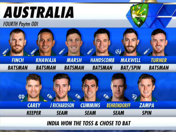 ఆస్ట్రేలియా జట్టు: 