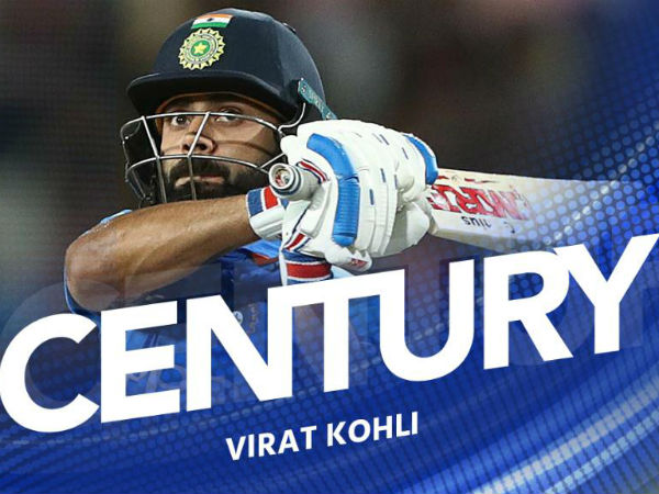 వన్డేల్లో కోహ్లీ 41వ సెంచరీ